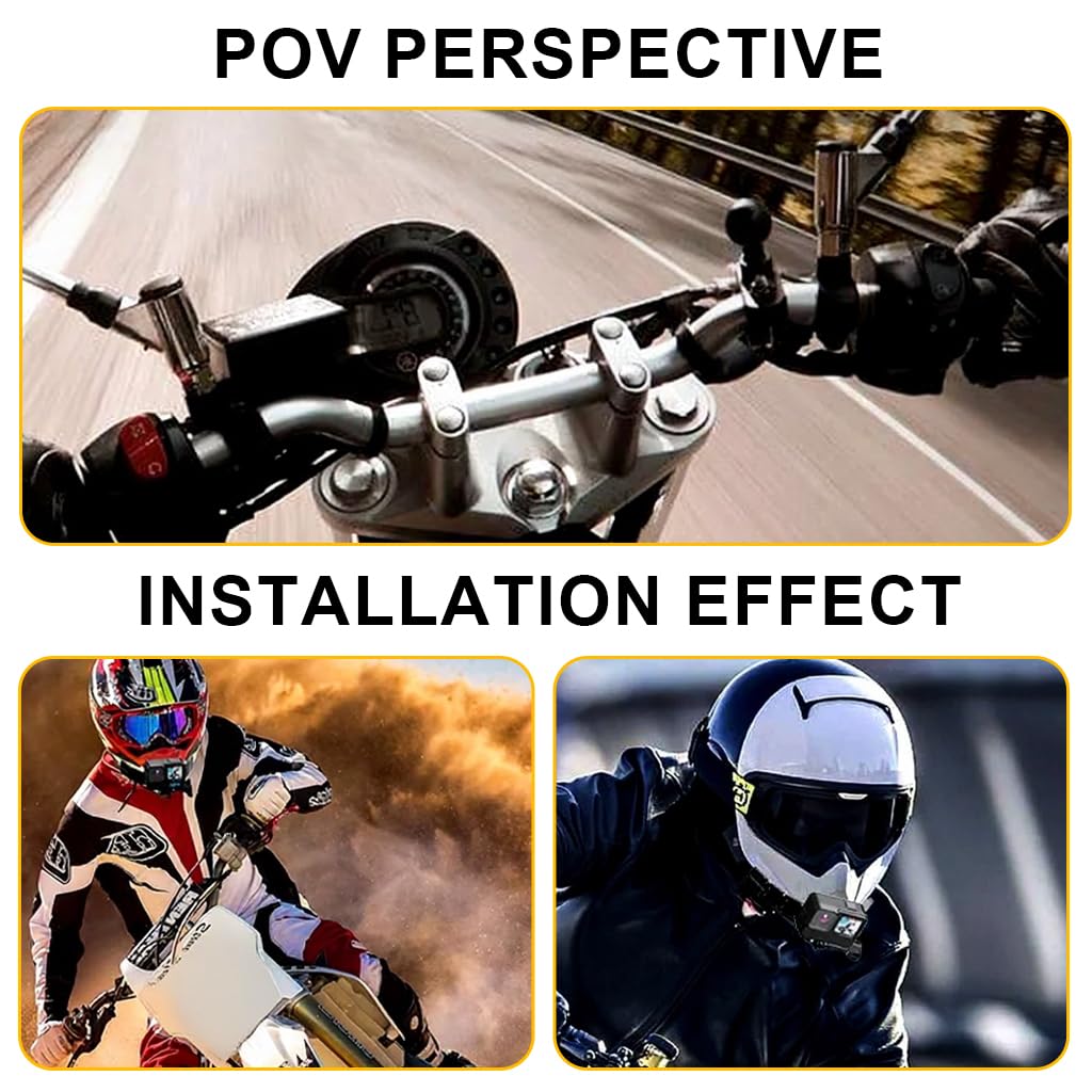 ZORBES® Helmet Chin Strap Mount for Hero 13/12/11/10/9/8/7/6/5, for SJCAM, for Insta 360