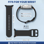 ZORBES® 3-Piece Sport Silicone Bands for Galaxy Watch 8