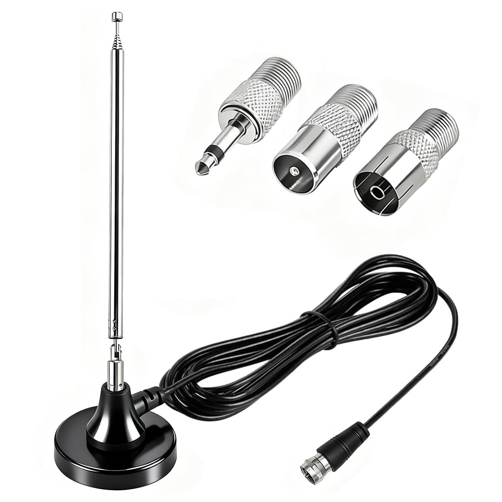 ZORBES® 31'' Universal Telescopic FM/AM Radio Antenna Kit