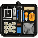 Serplex® Watch Repair Tool Kit, All-in-One Watch Maintenance Set with Case Opener, Spring Bar Tool, Screwdrivers, Complete Watch Battery & Band Repair Kit with Storage Case