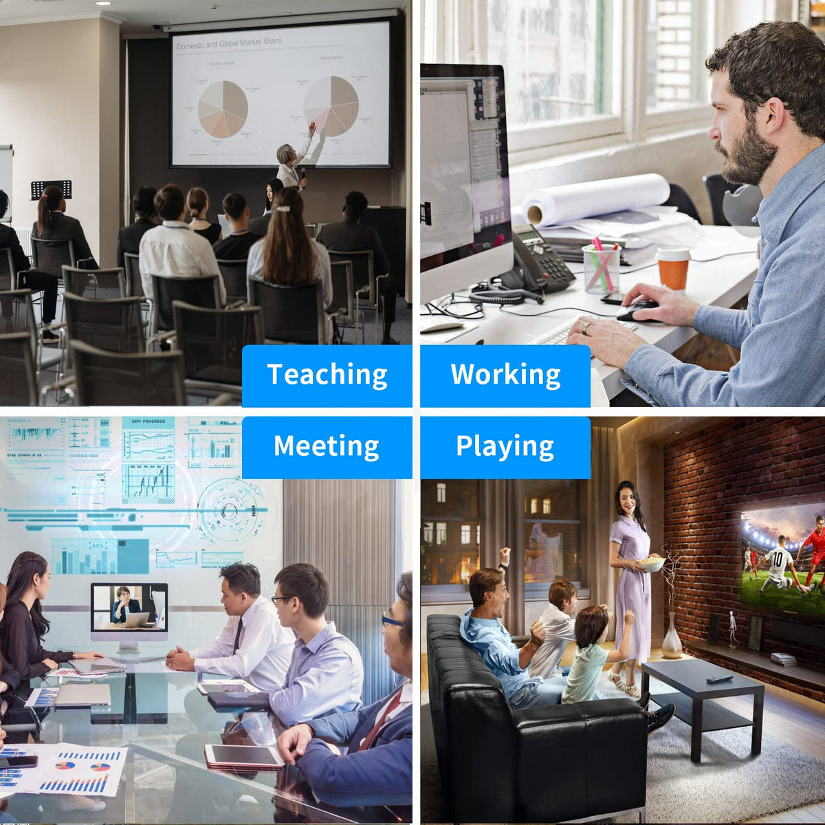 Verilux USB C Hub for Laptop with 7 in 1 Ports and 4K HDMI | 87W PD and Ethernet Adapter