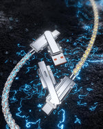 Verilux 4 in 1 Charging Cable with PD 66W Fast Charge and Zinc Alloy Connectors | 1M Color Woven Design