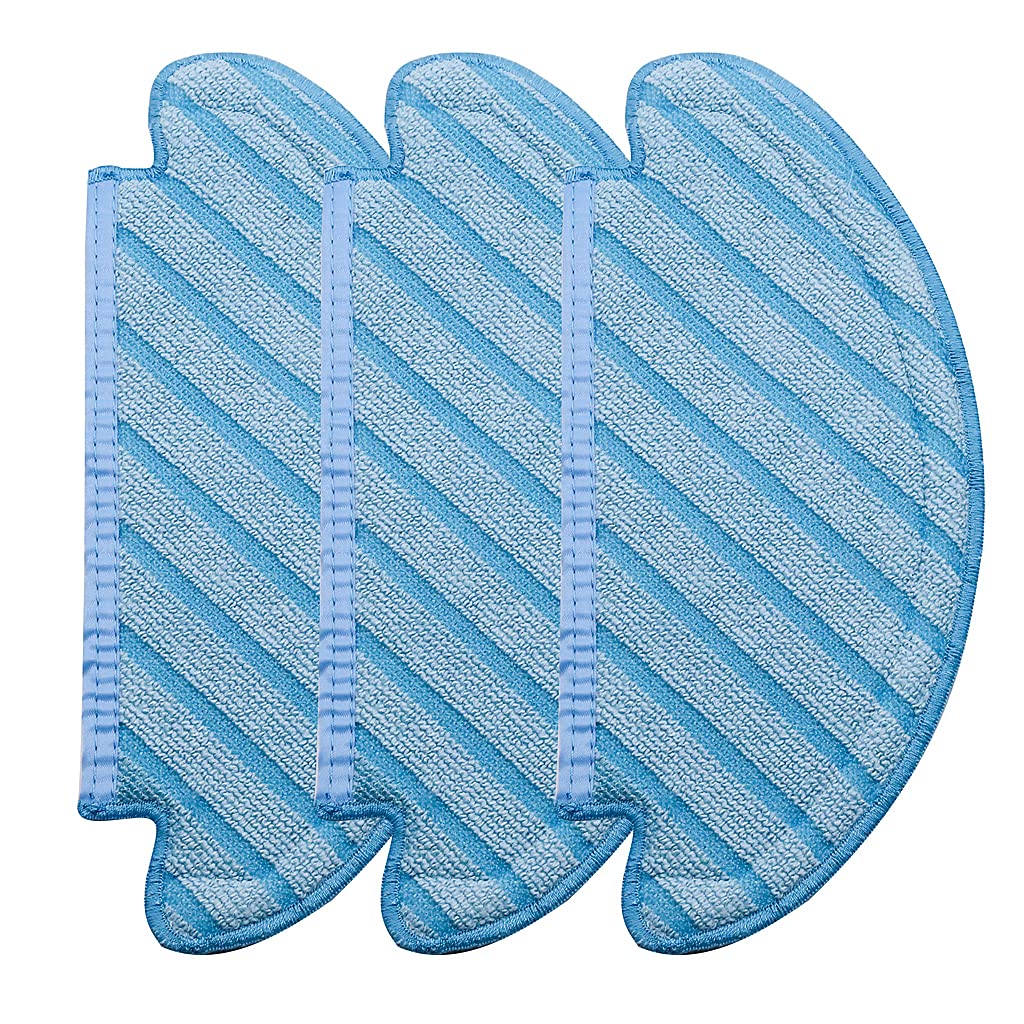 Verilux 3 Pcs Mop Cloth Pads for Ecovacs DEEBOT OZMO T8 N8+ N8 Pro Vacuum Cleaner Replacement Parts Acccessory