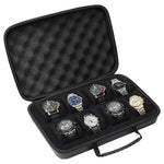 ZORBES® Watch Travel Case, 8 Slots Watch Storage Box for Men