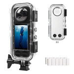 ZORBES® Waterproof Housing for Insta 360 X5, 40M Diving Depth, HD Optical Glass Lens, Dive Housing for Underwater Photography