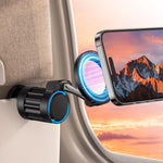 ZORBES® 360°Rotating Airplane Phone Holder Mount, for Airplane Travel Essentials Accessories, Adjustable Foldable Universal Handsfree