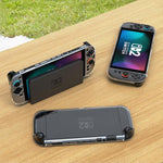 ZORBES® Transparent Protective Grip Case Compatible with 2025 Nintendo Switch 2, Anti-Scratch, Hard PC Cover for Nintendo Switch 2 Console & Joy-Cons, Clear