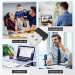 Verilux Mouse Jiggler for Telecommuting with 2 Moving Modes and Type C Adapter | Driver Free USB Mover