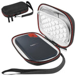 ZORBES® Hard Drive Storage Bag for SanDisk 500GB/ 250GB/ 1TB/ 2TB/ 4TB Portable SSD- SDSSDE61/ SDSSDE60-Black