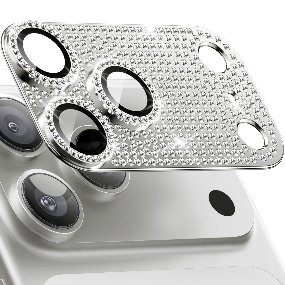 ZORBES® 17 Pro Max Camera Lens Protector Diamond Bling