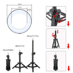 Verilux Selfie Ring Light for Makeup and Video with 6 in Dimmable Light & Mini Tripod | Bluetooth Remote