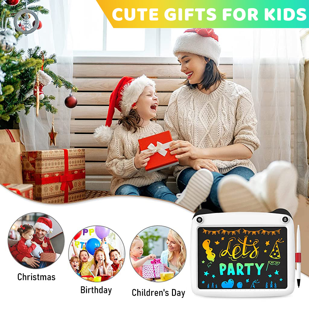 ZORBES® Drawing Pad for Kids 9'' Writing Board with Stylus Pen Writing Tablet for Kids 3-8 Years Old Erasable Drawing Pad Travel Portable Drawing Pad Birthday Gift Children's Day Gift for Kids