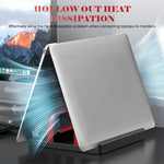 ZORBES® Desk Laptop Stand 3-16'' Mobile Device Organizer Rack Adjustable Spacing Phone/Tablet/Laptop StandAnti Slip Base Design Rugged ABS Desk Mobile Device Organzier for Home, Kitchen, Office