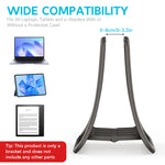 ZORBES® Desk Laptop Holder Laptop Rack Holder Organizer for Pad, Laptop, Triangle Vertical Device Cooling Rack Universal Desk Organizer Bracket for Laptop, Tablet