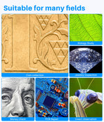 Verilux WiFi Digital Microscope Handheld USB HD Inspection Camera 50x-1000x Magnification with Stand Compatible with iPhone, iPad, Samsung Galaxy, Android Mac Windows