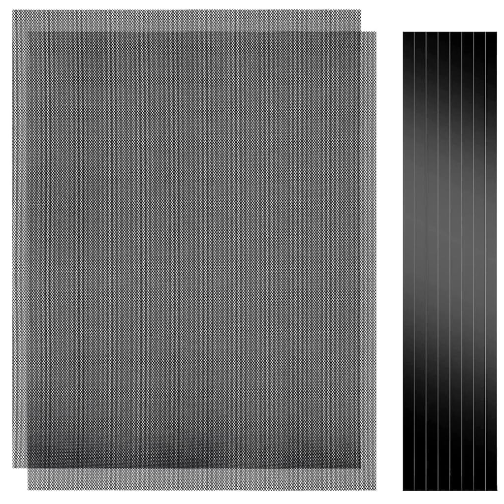 ZORBES® 40x30cm Desktop Tower Mesh Screen, 2Pcs PVC Screen Net Dustproof Net for Computer Chassis, Dust Protection, Ventilation & Bug Preventation, with Adhesive Magnetic Strips