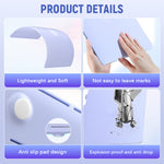 ZORBES® Laptop Case for MacBook Air 13.6 inch 4 in 1 Accessories Kit with Keyboard Cover, Lens Privacy Shield, USB C Adapter Purple Matte Laptop Case for MacBook Air 13.6 inch A3113 M3/ A2681 M2