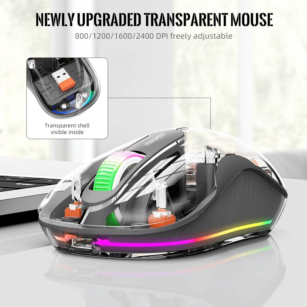 Verilux® Wireless Mouse Grey - verilux