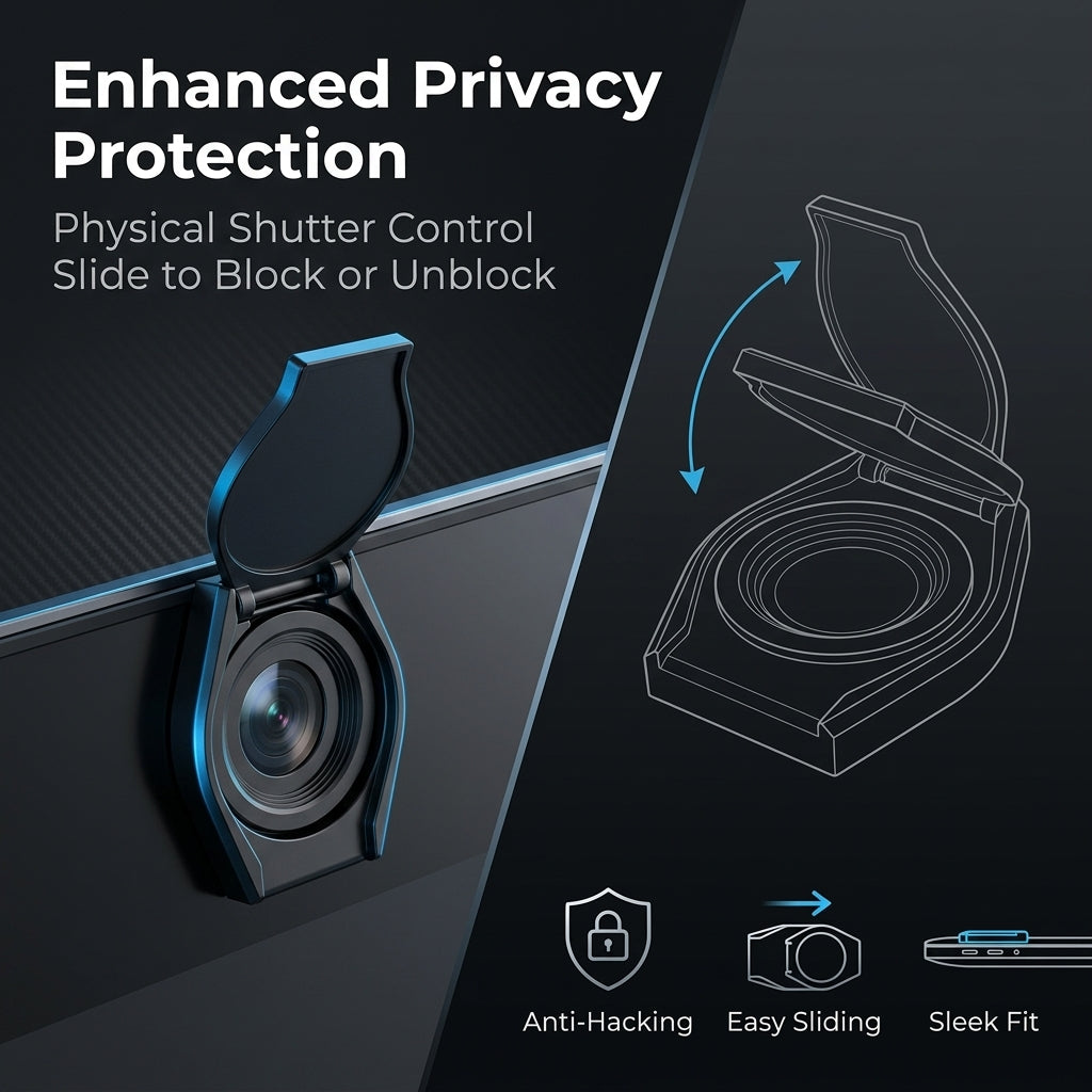 ZORBES® 2 Pack Webcam Cover Shutter Cap for Logitech C920 C922 C270