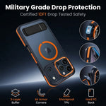 ZORBES® Case for iPhone 17 Pro Max with Stand and Magnetic Charge