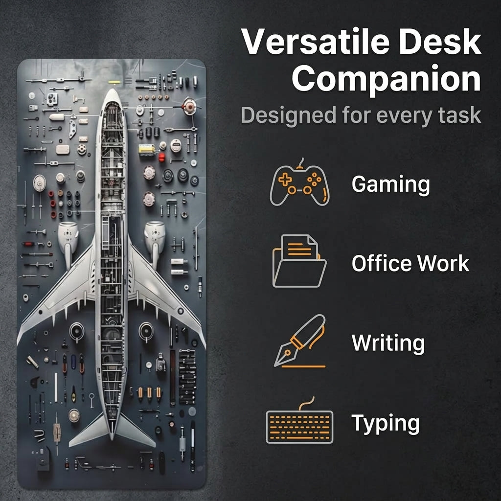 ZORBES® Large Mouse Pad Extended Gaming Desk Mat for Home Office