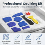 Serplex® 12 Pcs Caulking Tools Set Silicone Scrapers Pry Tool
