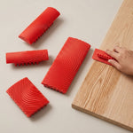 Serplex® 4Pcs Wood Grain Roller Tool Set for DIY Wall Decor