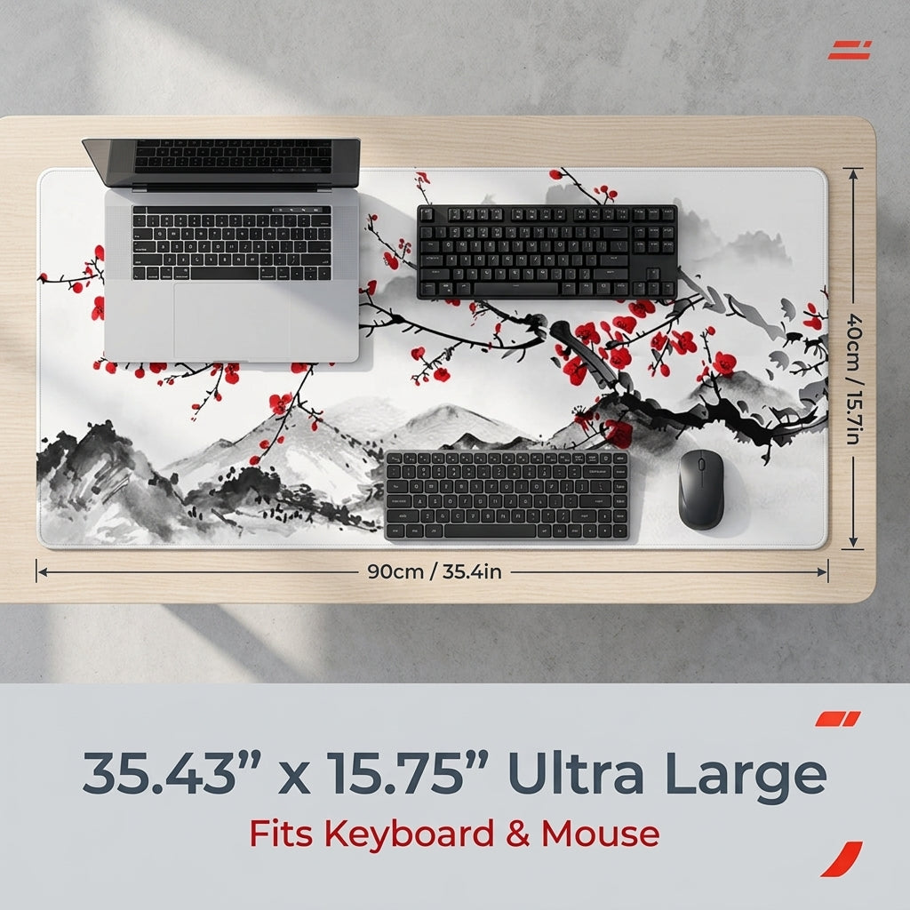 ZORBES® Watercolor Cherry Blossom Gaming Mouse