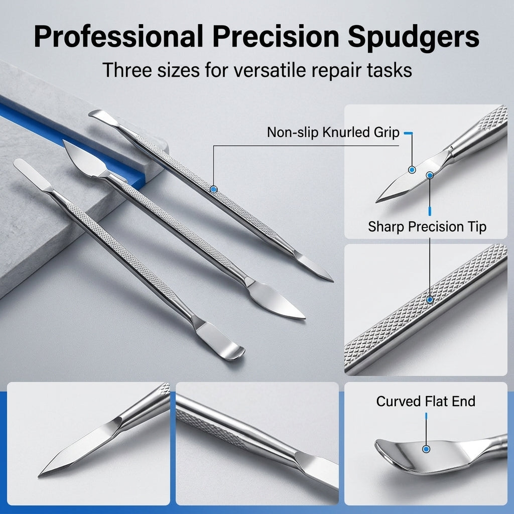 ZORBES® 6 Pcs Metal Spudger Pry Tool Kit for Phone Laptop Repair