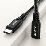 Verilux® PD 240W USB C Extension Cable 20Gbps 8K60Hz 3.3Ft