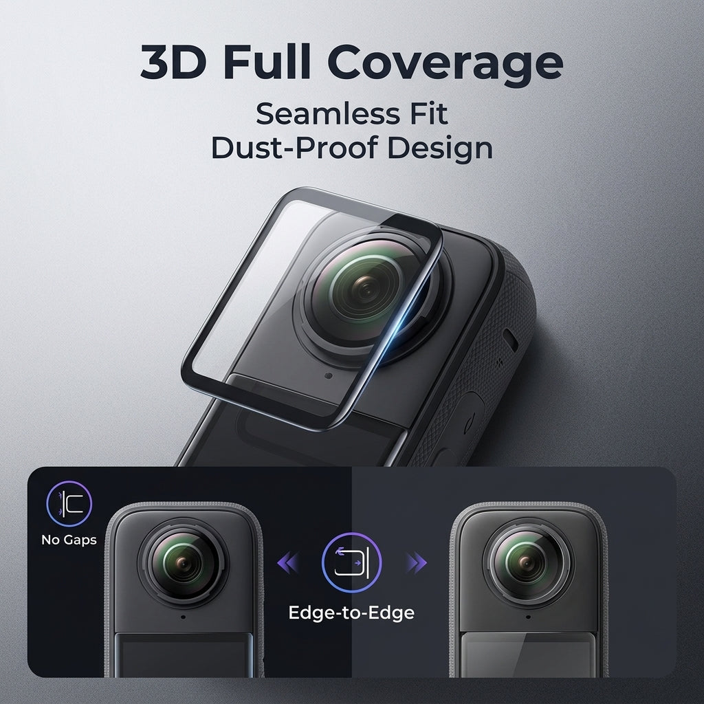 ZORBES 2 Pack Screen Protectors for Insta360
