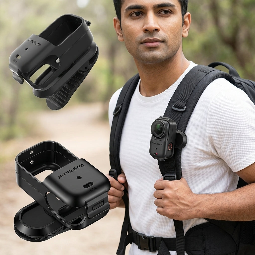 ZORBES® Backpack Clip for DJI Osmo Nano 360 Rotation Mount
