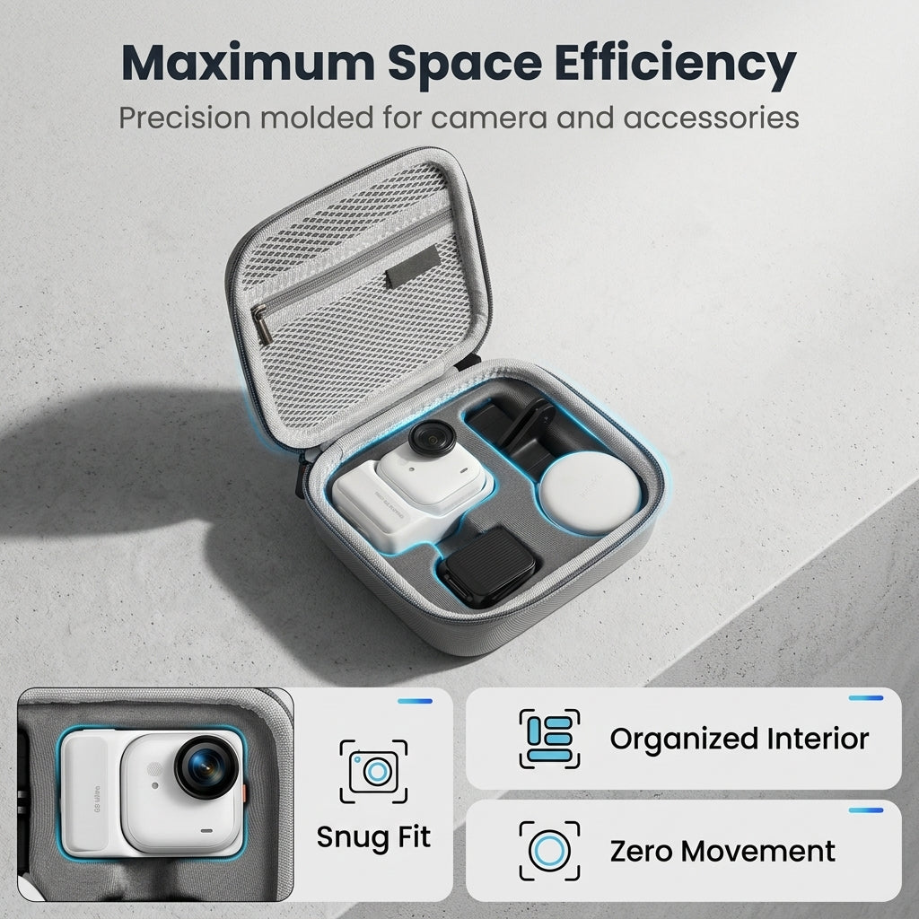 ZORBES® EVA Hard Storage Case for Insta360 GO Ultra