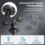 ZORBES® Suction Cup Camera Mount with 360 Ball Head for GoPro