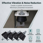 Serplex® 4Pcs Anti Vibration Rubber Pads for Air Conditioner