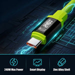Verilux® 1.5M 240W Silicone Type-C to Type-C Fast Charging Cable