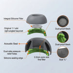 ZORBES® 3-Size Silicone Ear Tips Replacements for Galaxy Buds 3 Pro