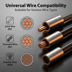 Serplex® 250Pcs Copper Wire Terminal Connectors with Heat Shrink Tubes