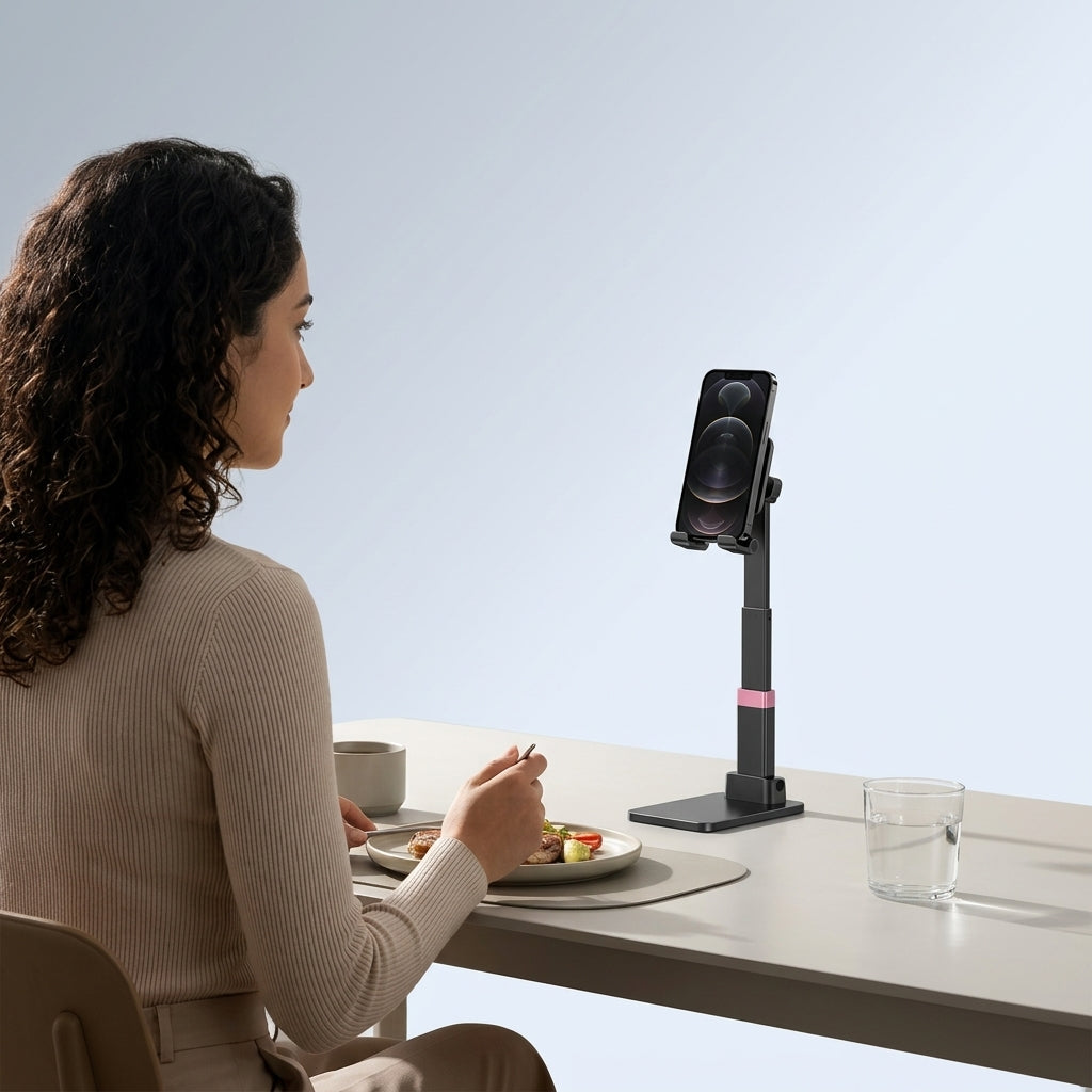 ZORBES® Folding Compact Desk Phone Stand with Adjustable Height