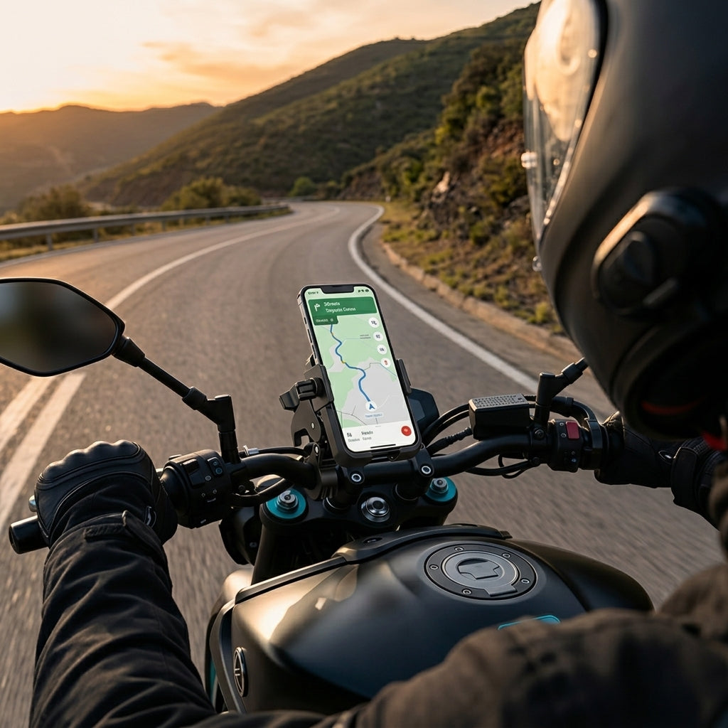 ZORBES® Bike Phone Mount with Vibration Dampening Handlebar Holder