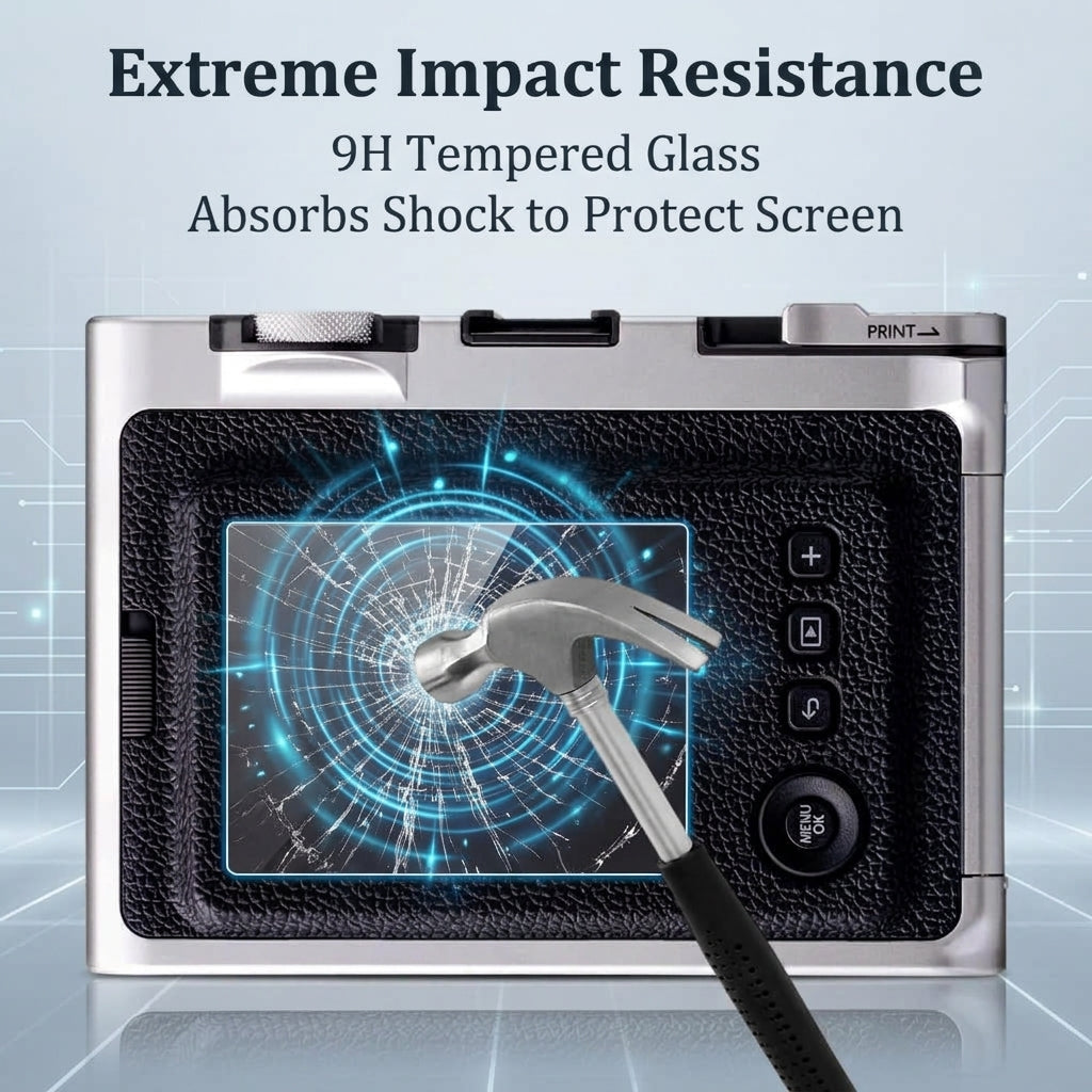 ZORBES® 4 Pack Screen and Lens Protectors for Fujifilm Instax Mini EVO