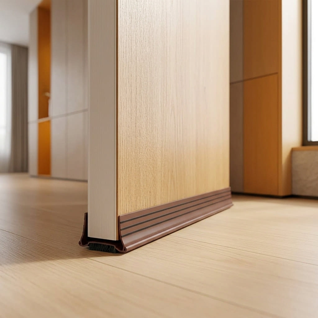 Serplex® 35 Inch Room Door Sweep with Noise Reducing Felt Bristles