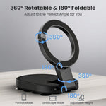 ZORBES® Foldable Magnetic Phone Holder with Suction Cup Mount