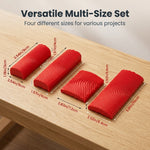 Serplex® 4Pcs Wood Grain Roller Tool Set for DIY Wall Decor