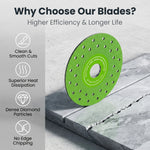 Serplex® Serplex 3Pcs Diamond Saw Blades 11.5cm