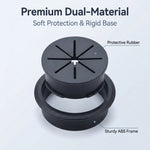 Serplex® 6 Pack 2 Inch Round Rubber Desk Grommets Cable Organizer