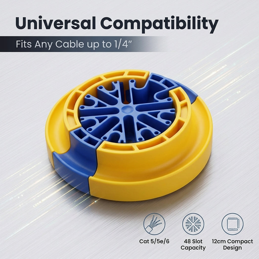 Serplex® Network Cable Comb Tool Organizer for Wires Up to 1/4"