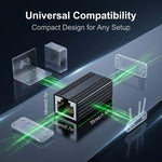 Verilux® RJ45 Ethernet Coupler 10Gbps Female to Female Extender
