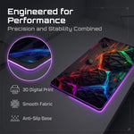 ZORBES® 3D Gaming Mouse Pad 300x800mm Large Non Slip Desk Mat
