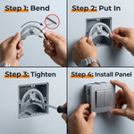Serplex® 86mm Switch Socket Cassette Repairer Rods (10-Pack)